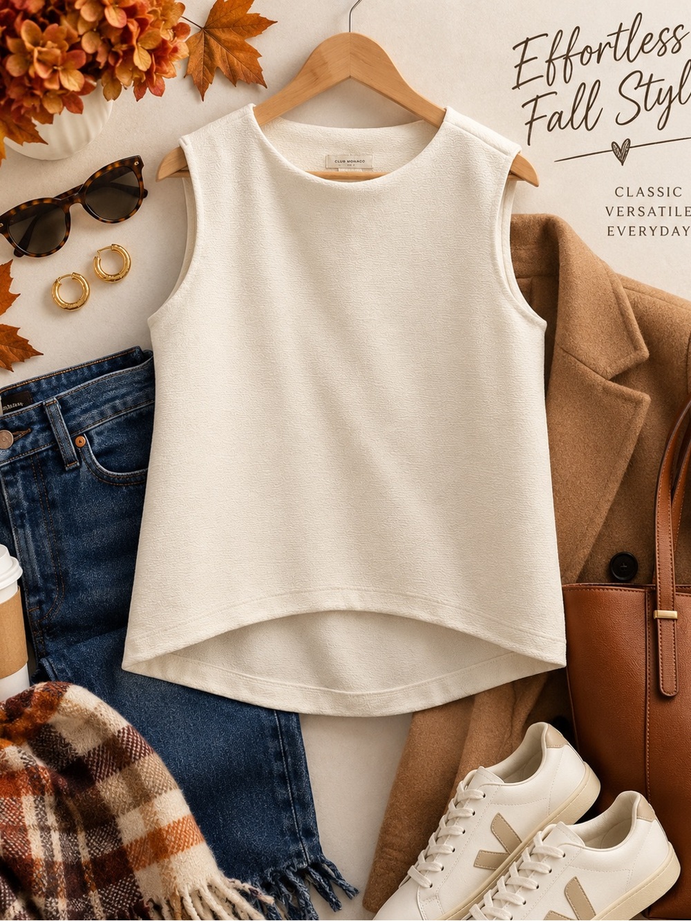 Sleeveless Knit Tank Top - Classic Casual Women’s Top